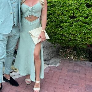 Hello Molly Sage Green Maxi Dress